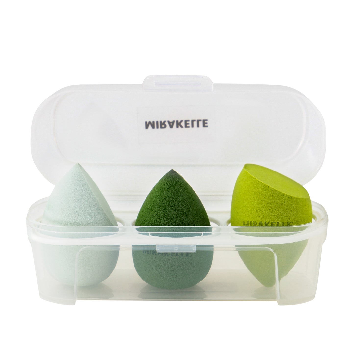 Mirakelle - 3 Latex-free Vegan anti absorbent Makeup blender foundation applicator sponge Brand: Generic
